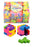 Novelty Multi Coloured Puzzle Cube Eraser Rubber Stationary Fun Great Party Bags