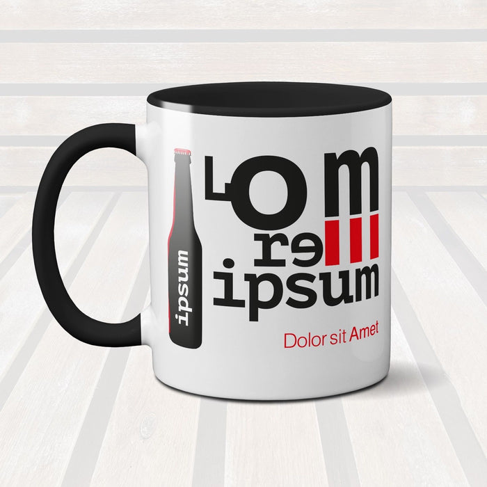 Novelty Funny Lorem Ipsum Mug Cup Graphic Design Indesign Designer Present Gift