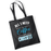 Printed Tote Bag All I need is Coffee and Crossfit Gym Black workout fitness