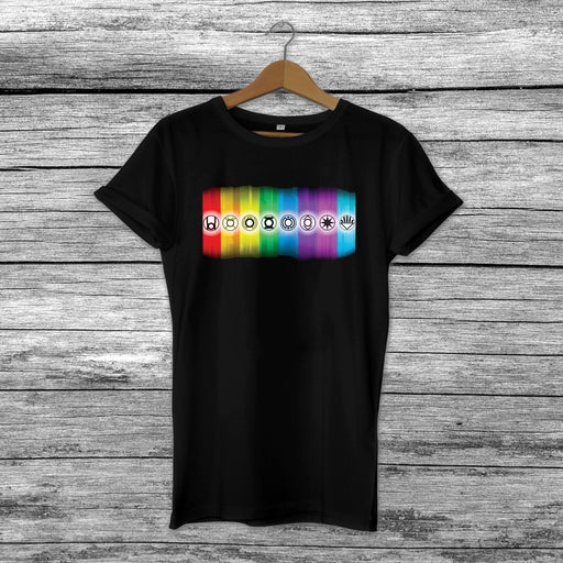 DC Logo Spectrum - DC Comics Film Inspired Fan Gift Graphic Printed top T-Shirt