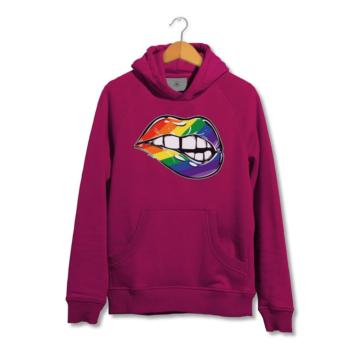 LGBT Pride Sexy Lips Hoodie - Present Gift - Celebration Festival Parade