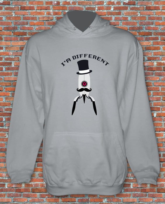 Portal Turret I'm Different GlaDOS Dapper Video Game Inspired Hoodie S-2XL
