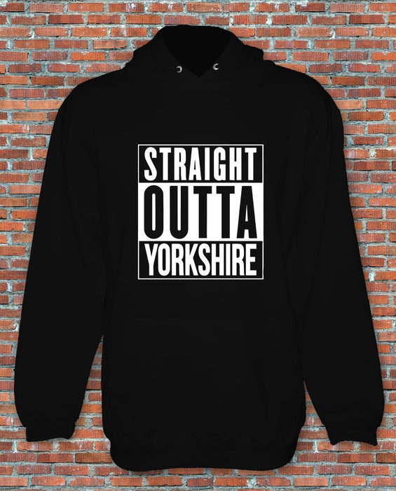 Straight outta Yorkshire Funny Gift Compton Parody Hoodie S-2XL