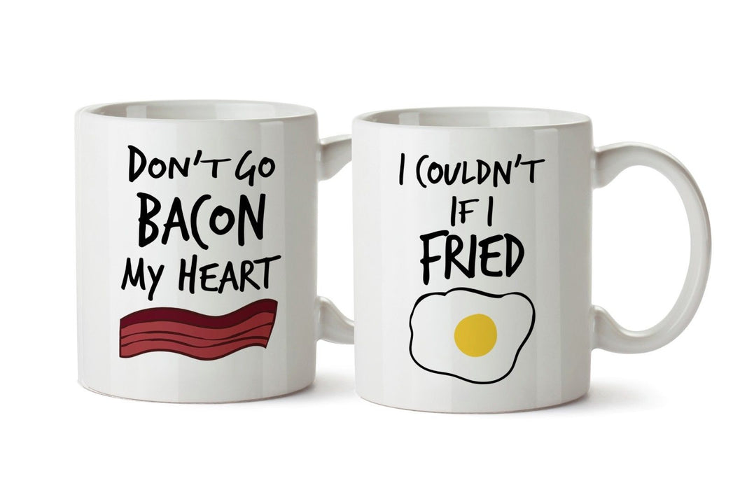 Couples Breakfast Song Parody Bacon Fried Egg Funny Inspired Ceramic Cup Mug