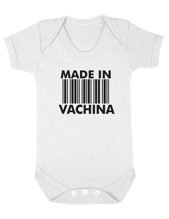 " Made in Vachina " Funny cute Spoof Made in China baby vest Babygrow Bodysuit