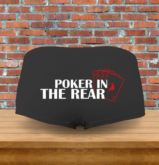 "Liquor in the Front, Poker in the Rear" Funny Naughty Womens Underwear Pants