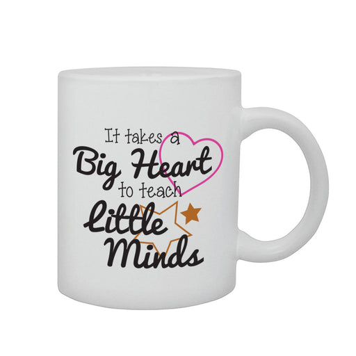 Big Heart Little Minds Leavers School Present End Year Present Gift Printed Mug