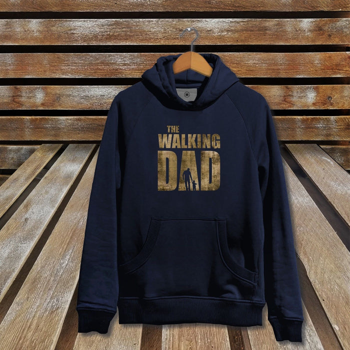 The Walking Dad Navy Hoodie - The Walking Dead Parody TV Show Video Game Gift