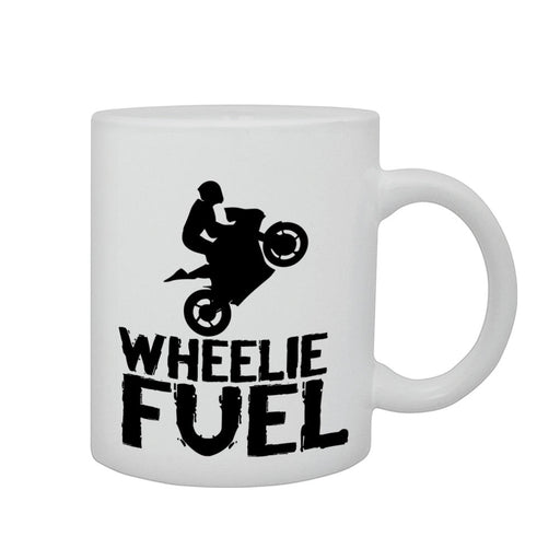 Wheelie Fuel Biker Motorbikes Tricks Sports Bike Hobby Gift Graphic Printed Mug