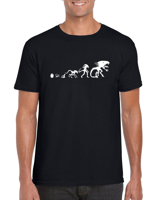 Alien Aliens Evolution Life Cycle Giger Cult Classic Movie Inspired T-Shirt