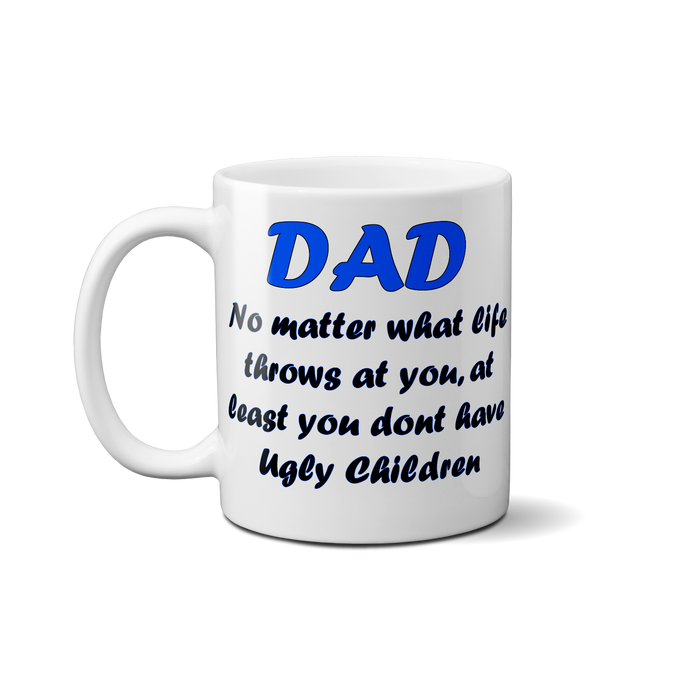 Cute Meaningful Father's Day 10/11 Oz Ceramic Mug / Coffee Cup For Stepdad