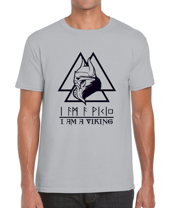 I am a Viking Norse Mythology Runes Valknut Epic Beard Graphic Shirt