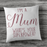 I'm a Mum, whats your Superpower? - Cushion Cover - Sparkly Rose Gold