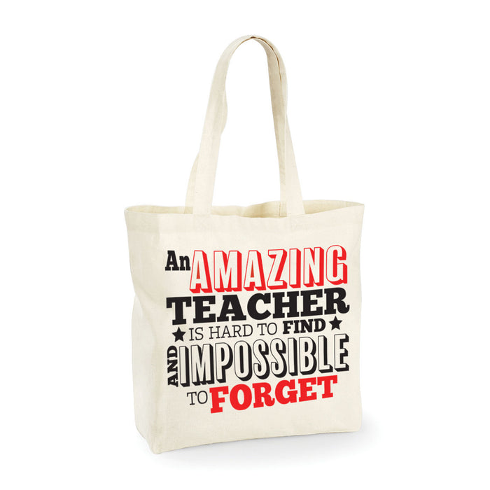 Amazing Teachers Leavers School Present End of Year Present Tote Bag
