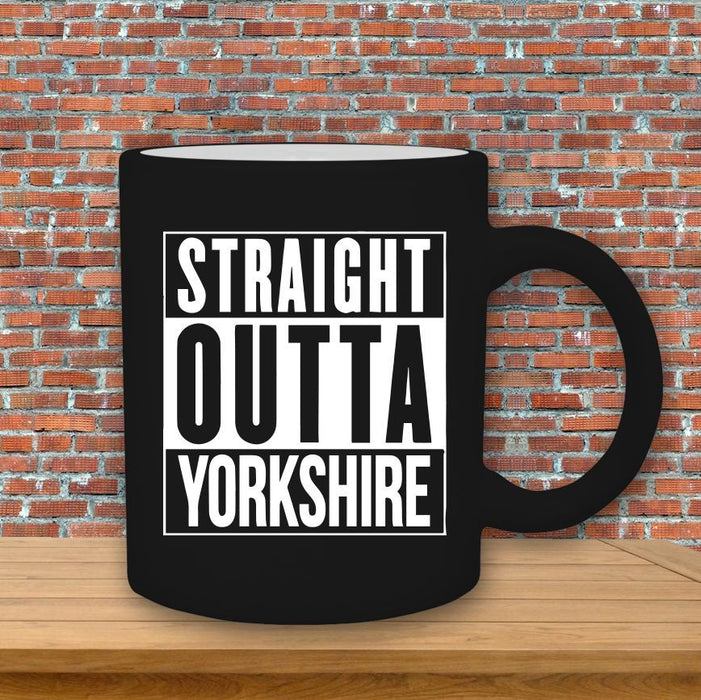 Straight Out Of Yorkshire Funny  Parody Compton Inspired Mug
