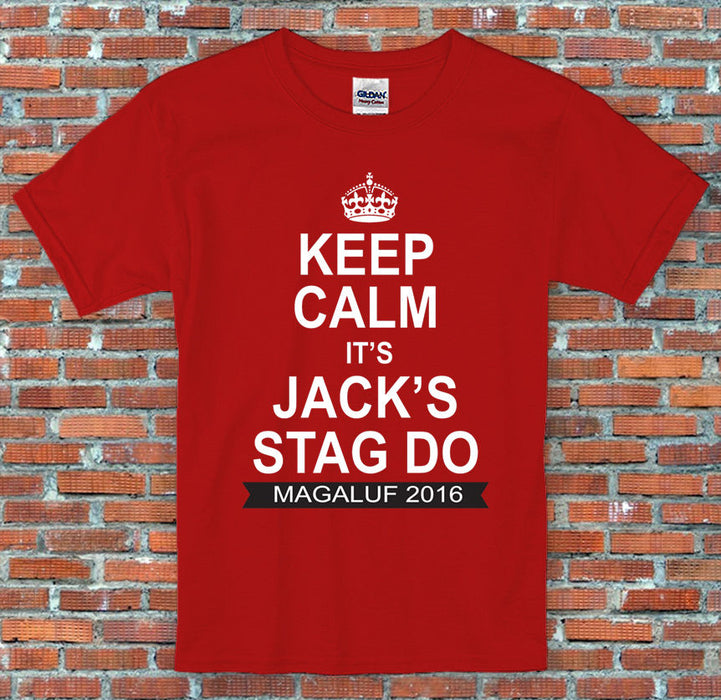 Stag Do Printed Personalised Choose your Design Funny High Quality T Shirt S-2XL