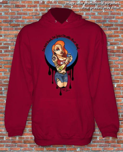 Badgirl Jessica Roger Rabbit Inspired Hoodie Unisex S M L XL 2XL