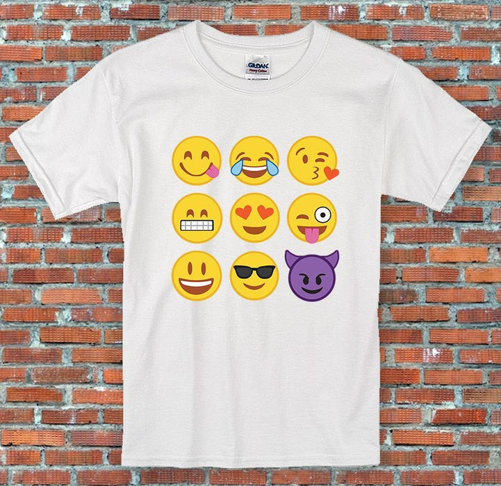 Emoji Face Stack Messenger Facebook Instagram Inspired Unisex T-Shirt S-2XL
