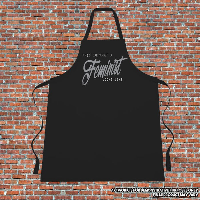 "This is what a feminist looks like" Apron. Cooking. Kitchen.Retro.Quote