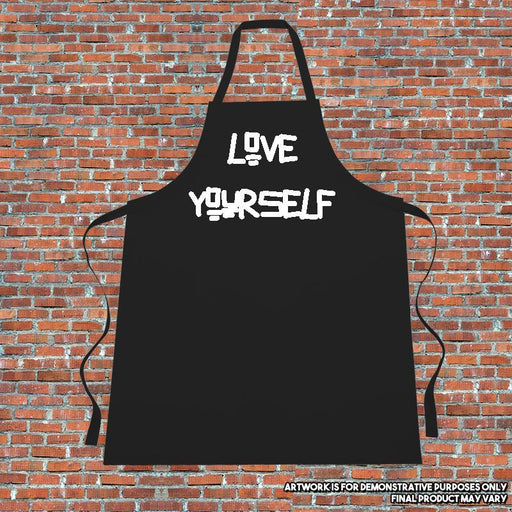 "LOVE YOURSELF" Apron. Cooking. Kitchen.Justin Bieber
