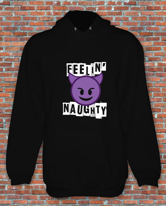 Emoji Feelin' Naughty messenger facebook instagram inspried hoodie S-2XL
