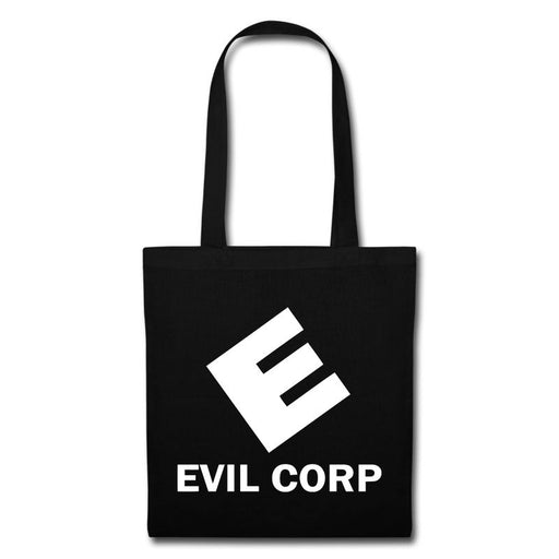 " Evil Corp " Black Mr Robot Company Tv Show Inspired Tote Bag