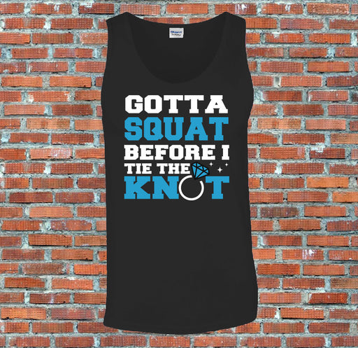 Gotta Squat before I tie the Knot Women Workout Gym Printed Tank Top Vest S-2XL