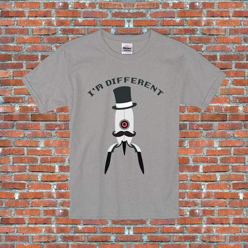 Portal Turret I'm Different GlaDOS Dapper Video Game Inspired T-Shirt S-2XL