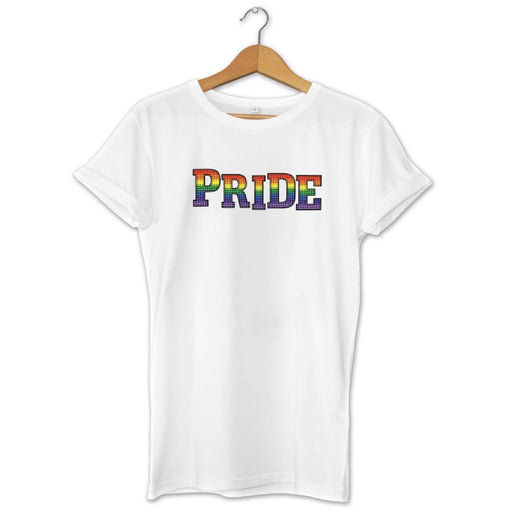 Pride Paillette Inspired Halftone Printed T-Shirt - Rainbow Colours - Gay Pride