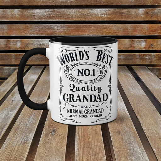 Fathers Day Cute Novelty Mug  - Jack Daniels World's Best Grandad