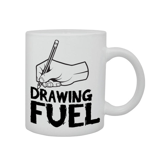 Drawing Fuel Artist Sketching Doodling Pencil Gift Graphic Printed Mug