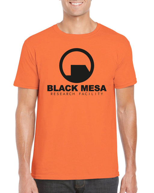 Black Mesa Research Facility Half Life Game Inspired Print T-shirt