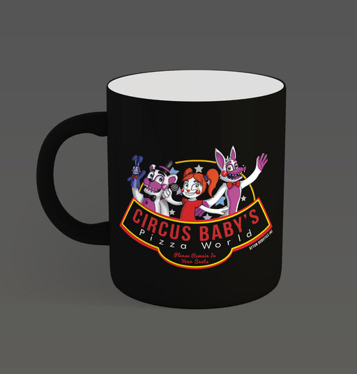 Circus Baby's Pizza World FNAF Sister Location Game Inspired Ceramic Cup Mug