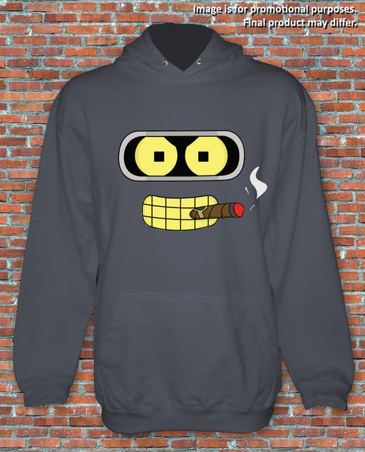 Bender Face Futurama Inspired Hoodie Unisex S to 2XL