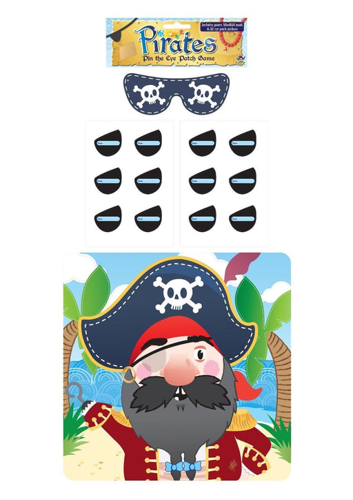 Stick The Eye Patch On The Pirate Game - Party Children's Kids Pin Tail Activity