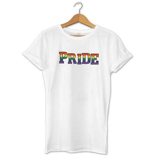 Pride Paillette Inspired Halftone Printed T-shirt - Rainbow Colours - Gay Pride