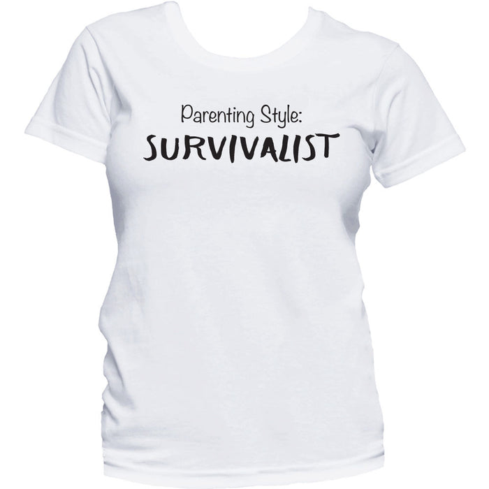 Parenting style survivalist funny mum slogan Mother's day t-shirt Gift