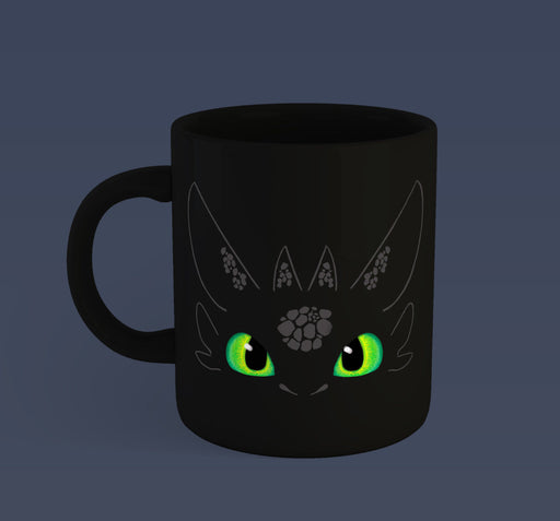 Toothless Face How To Train Your Dragon Inspired Kids / Child's Mug Coffee Cup