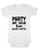 "Party My Crib Bring a Bottle" Funny Witty White BabyGrow