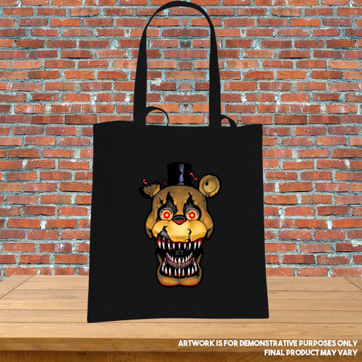 Printed Tote Bag Bite of 1987 Nightmare Freddy Fazbear Five Nights Inspired