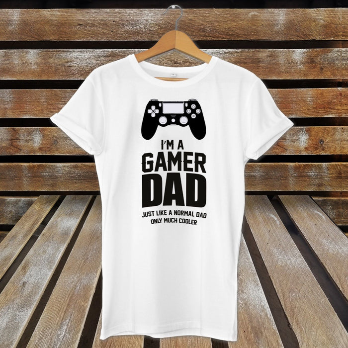 Gamer Dad "Just like a normal dad only much cooler" T-Shirt Men Boys