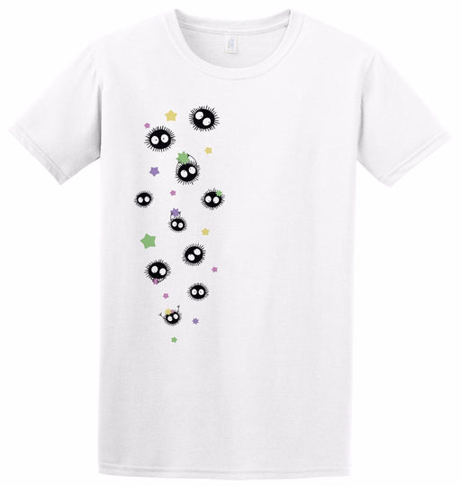 Soot Sprites Spirited Studio Ghibli Anime Kids Adult Movie Film Inspired T Shirt