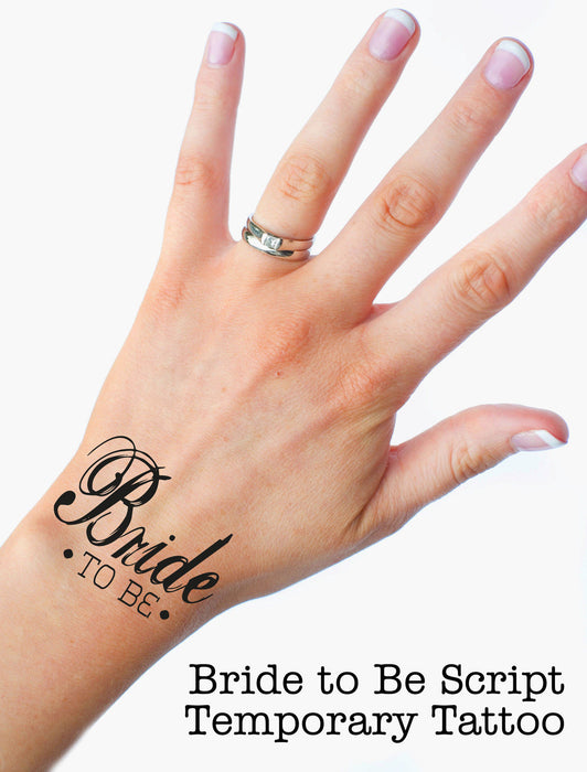 Bride Squad Temporary Tattoo - Gold – The Pretty Prop Shop Parties