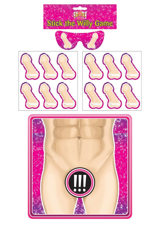 Stick The Willy On The Man Novelty Funny Hen Party Birthday Party Game