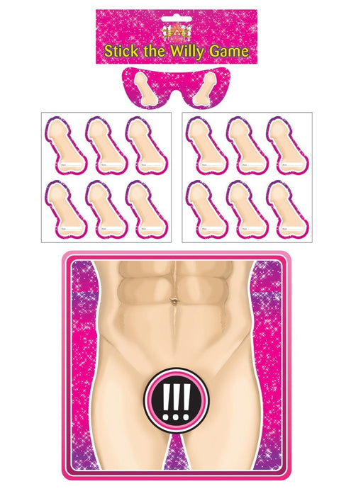 Stick The Willy On The Man Novelty Funny Hen Party Birthday Party Game