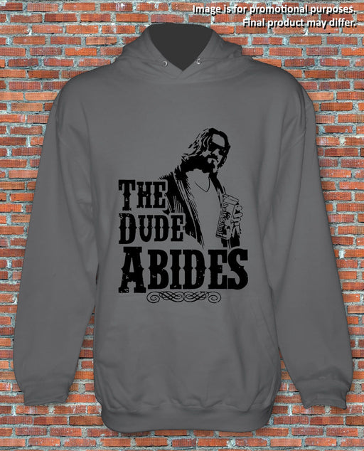 The Dude Abides The Big Lebowski Movie Inspired Hoodie S to 2XL Adults