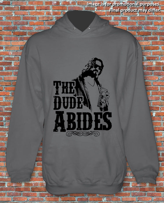 The Dude Abides The Big Lebowski Movie Inspired Hoodie S to 2XL Adults