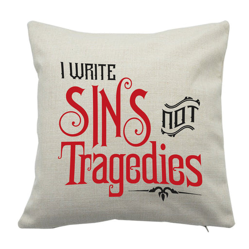 "I Write Sins Not Tragedies" Panic at the Disco Song Music Inspire Cushion Cover