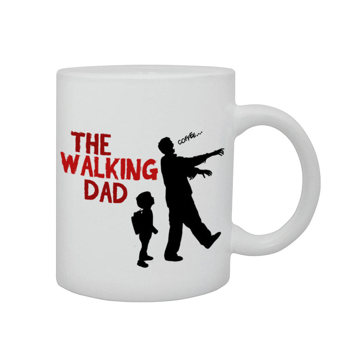 The Walking Dad Dead Fathers Day Gift Funny Parody Zombie Printed Mug