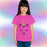 Personalised Glitter Unicorn Face T-Shirt - Cute Adorable - Kids Girls